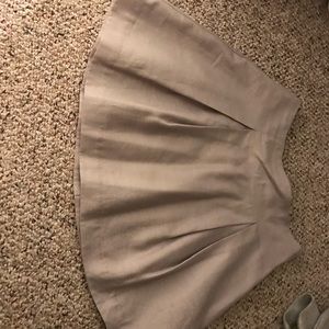 BCBG tan mini skirt - size 4.